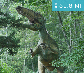 place with dinosaurs near me